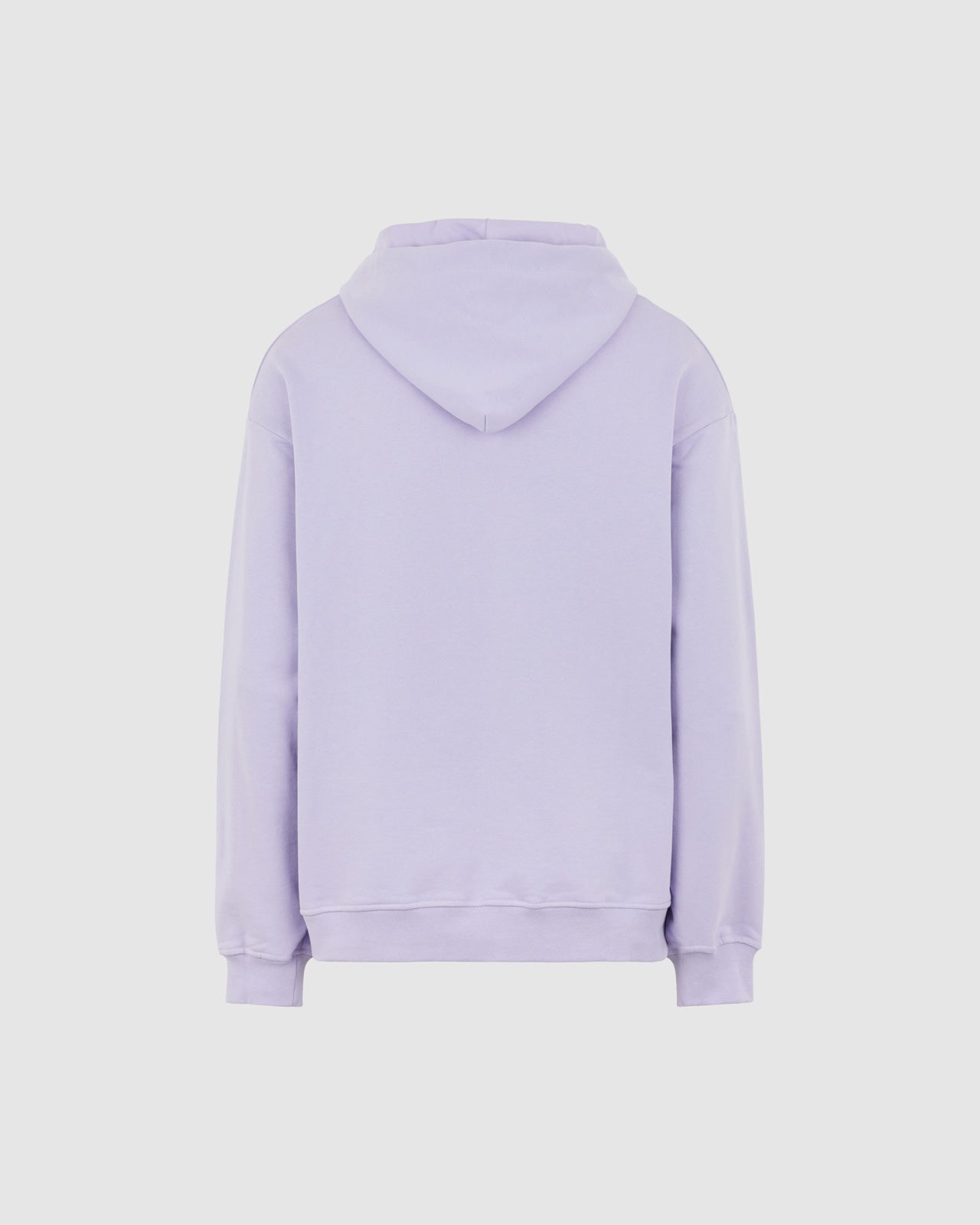 LILAC HOODIE WITH LILAC EMBROIDERED LOGO