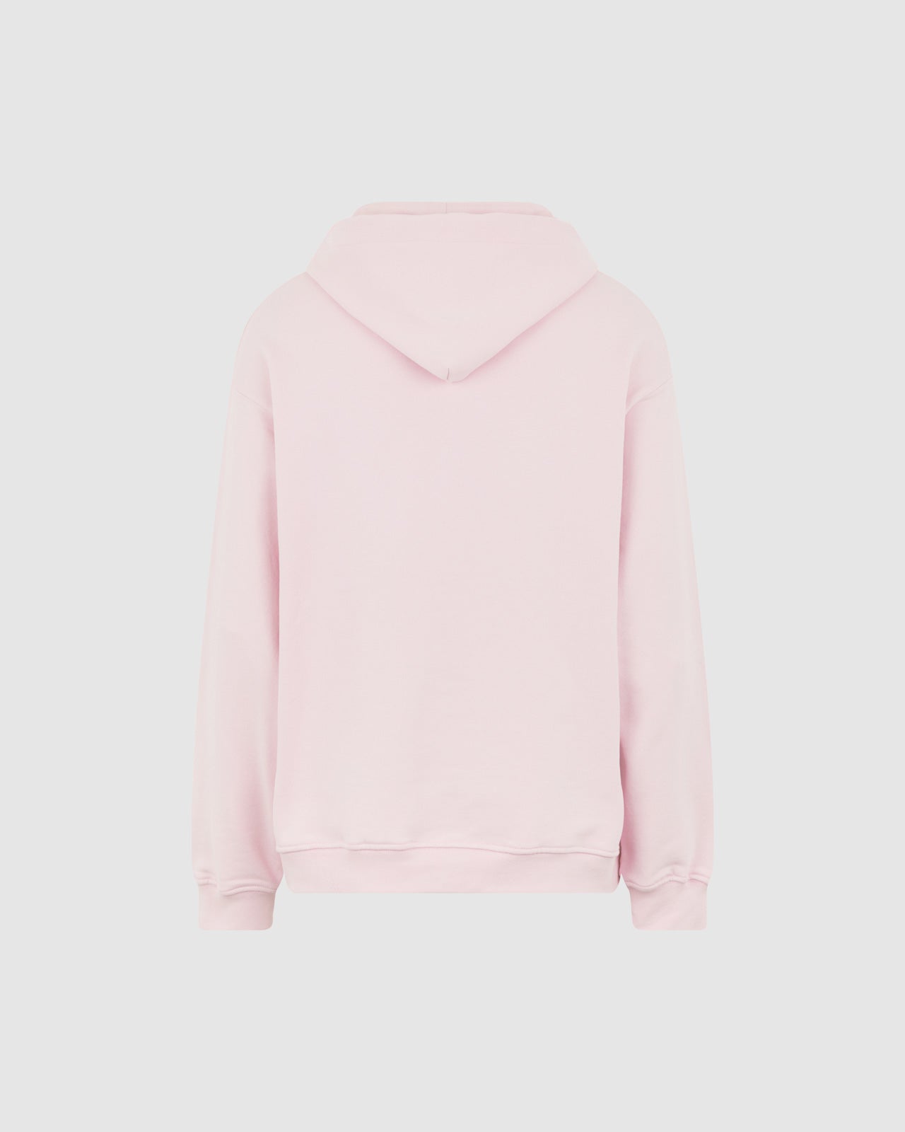 PINK HOODIE WITH PINK EMBROIDERED LOGO