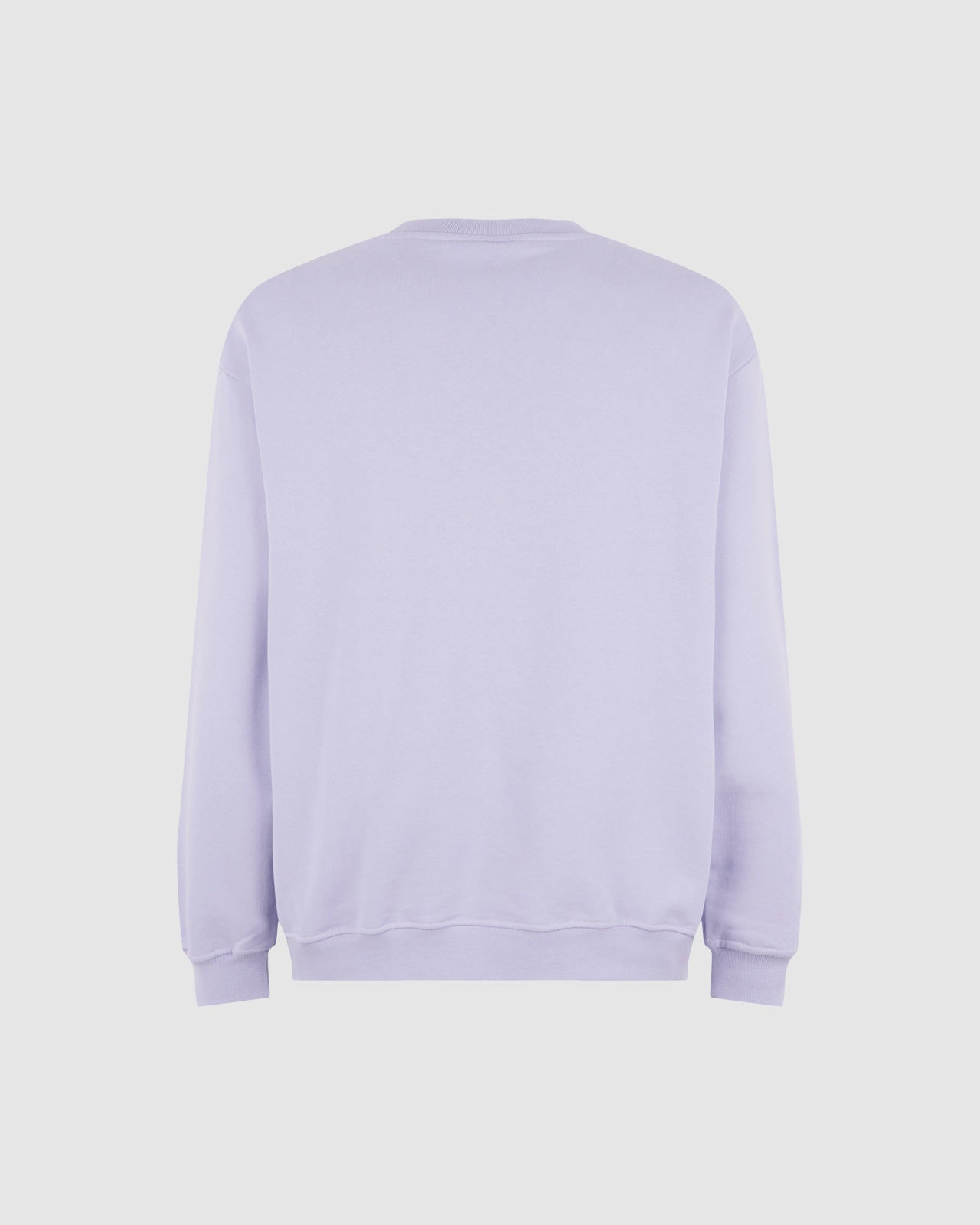 LILAC CREWNECK WITH LILAC EMBROIDERED LOGO