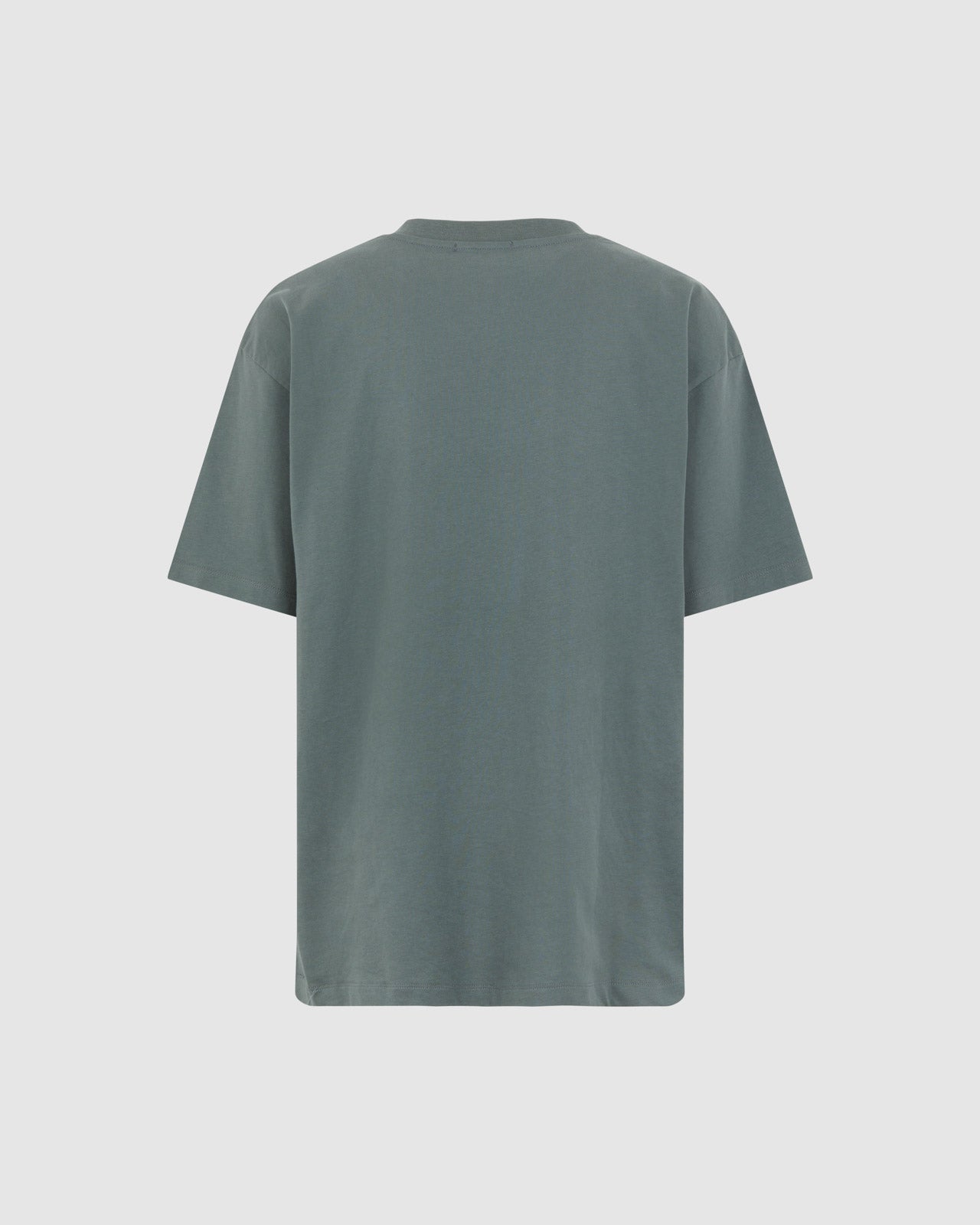 BALSAM GREEN T-SHIRT WITH EMBROIDERED LOGO