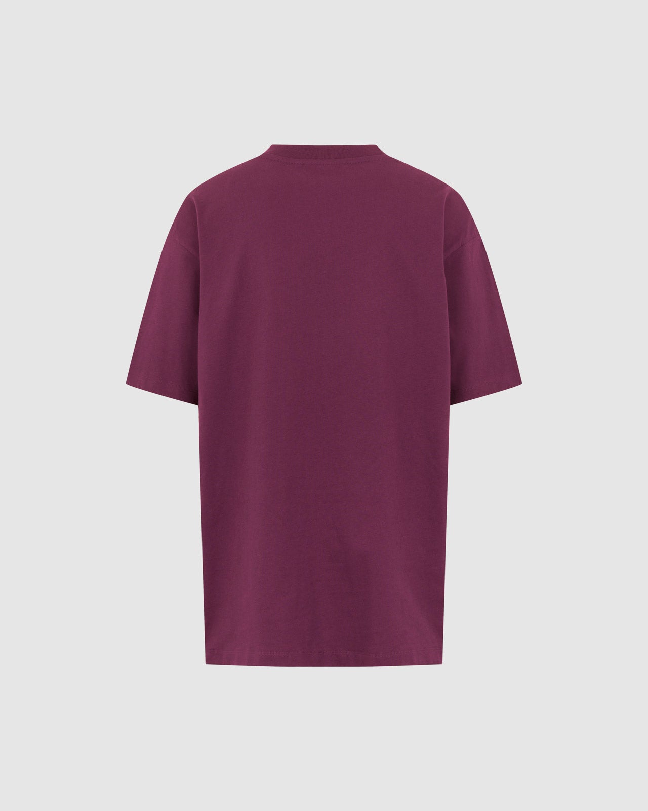 GRAPE WINE T-SHIRT WITHEMBROIDERED LOGO