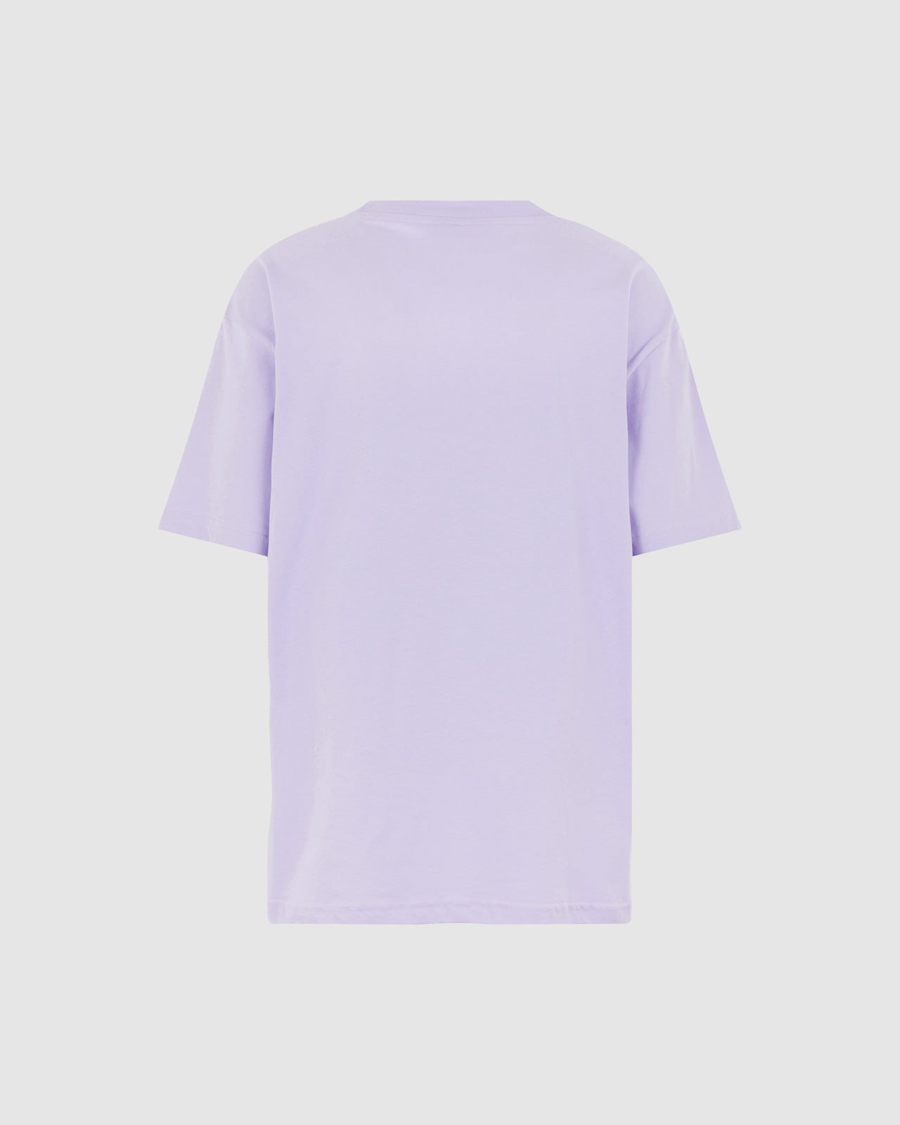 LILAC T-SHIRT WITH LILAC EMBROIDERED LOGO