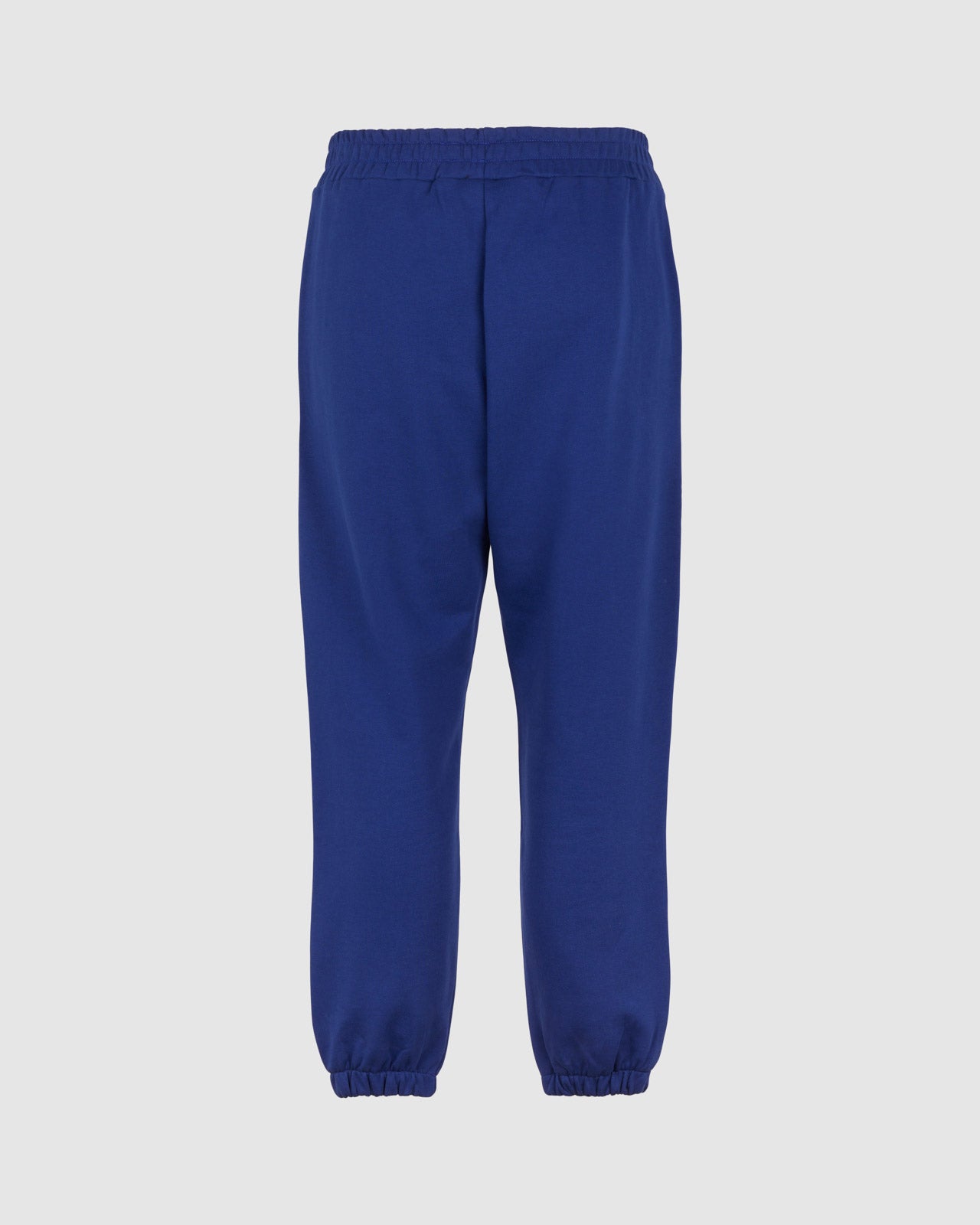 BLUE PANTS WITH BLUE EMBROIDERED LOGO