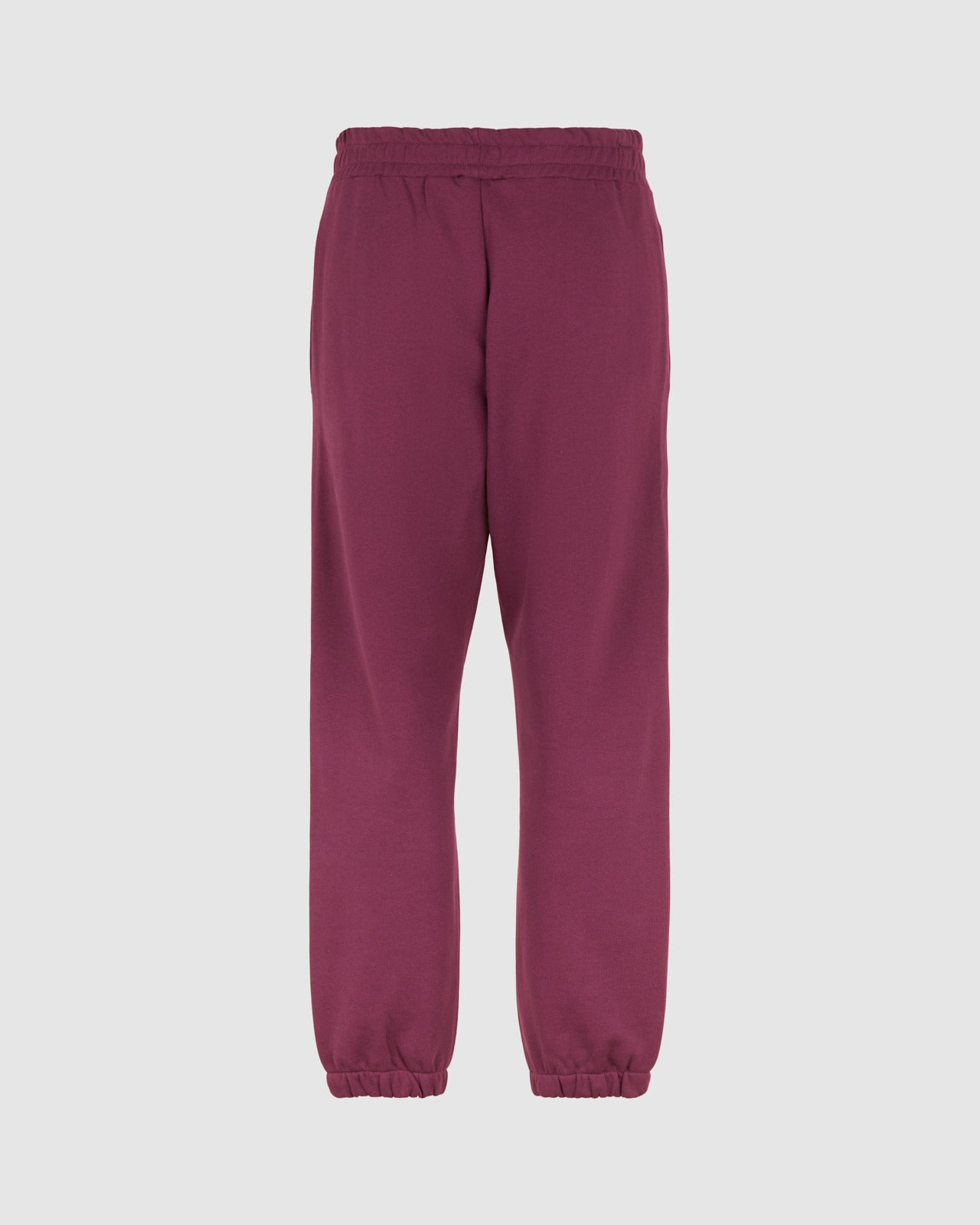 GRAPE WINE PANTS WITH EMBROIDERED LOGO