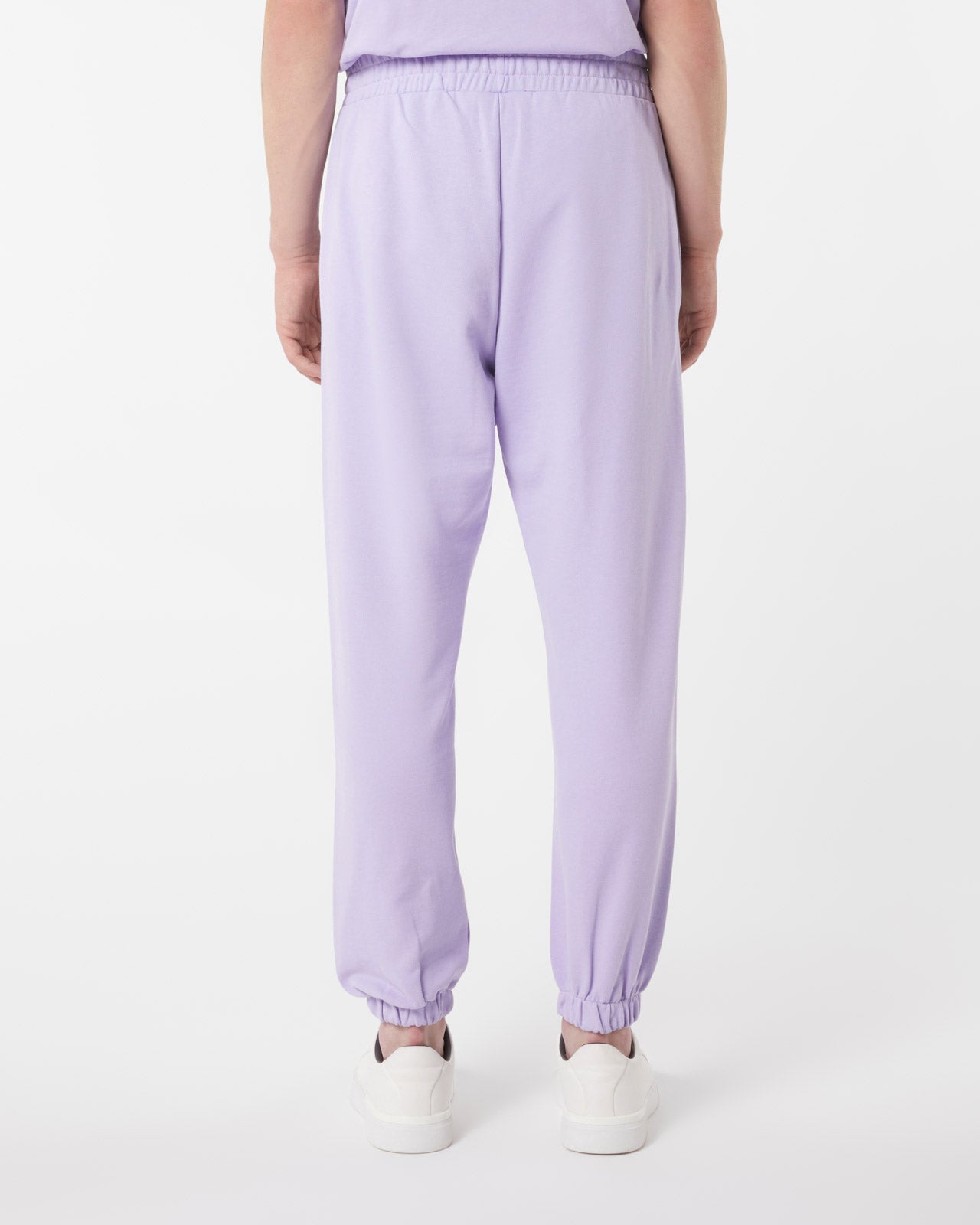 LILAC PANTS WITH LILAC EMBROIDERED LOGO