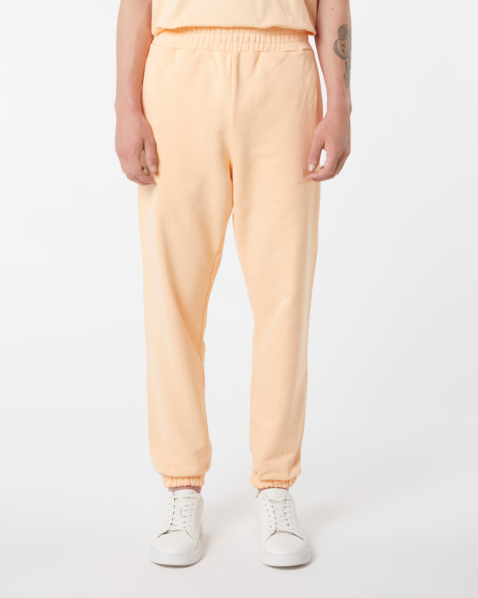 PEACH PANTS WITH PEACH EMBROIDERED LOGO