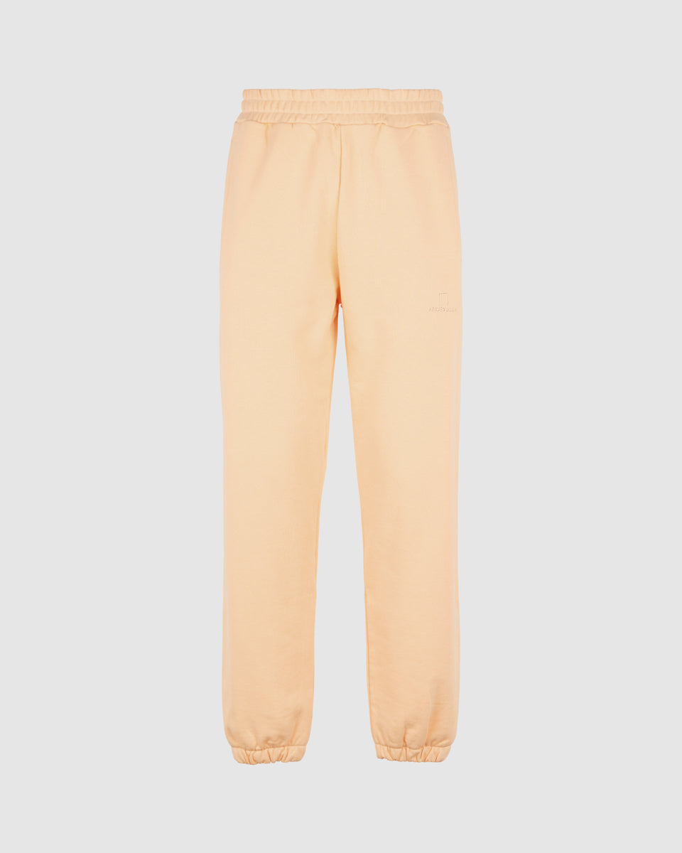 PEACH PANTS WITH PEACH EMBROIDERED LOGO