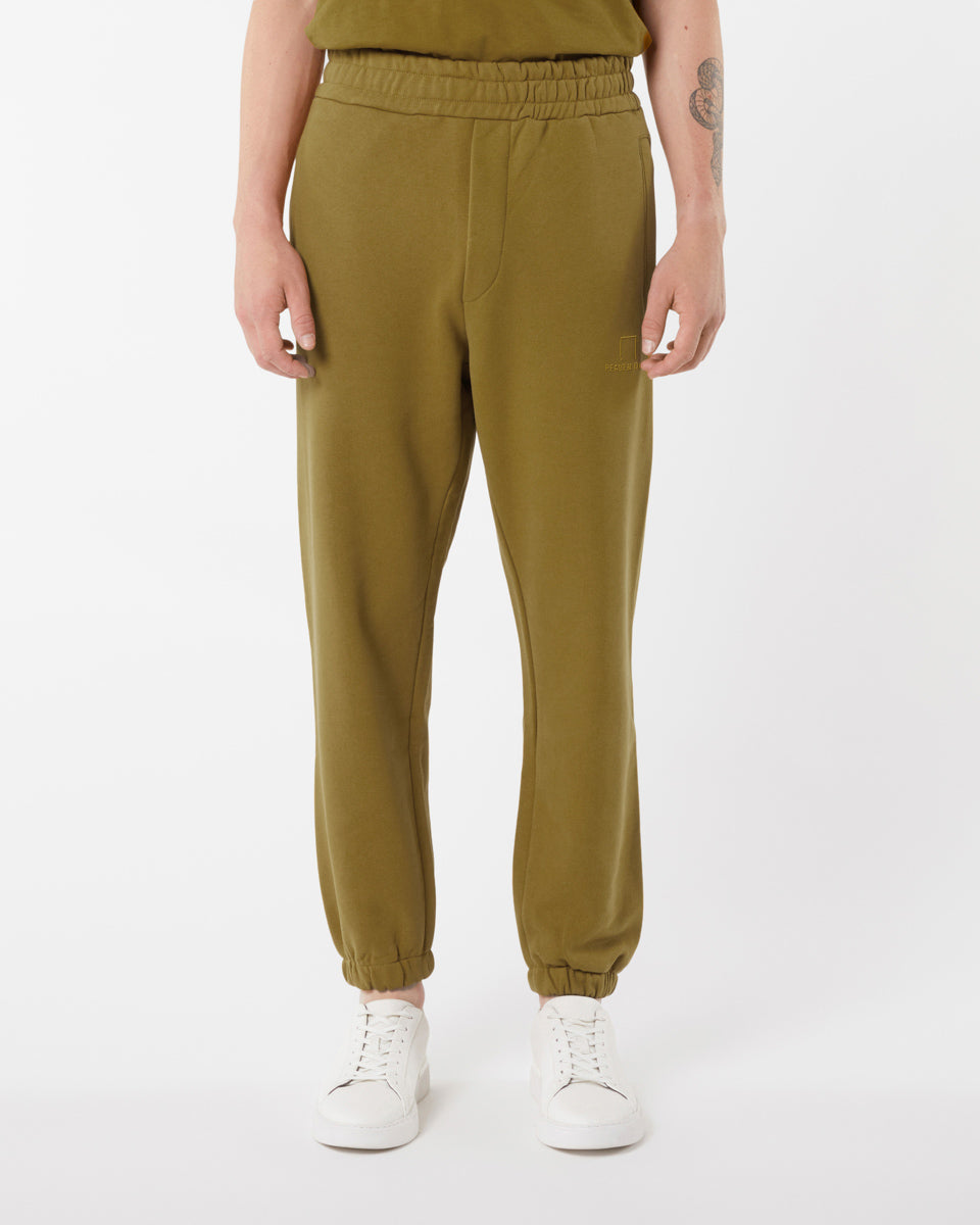 PLANTATION PANTS WITH EMBROIDERED LOGO