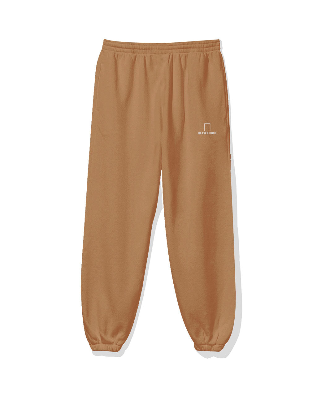 TERRACOTTA PANTS WITH EMBROIDERED LOGO