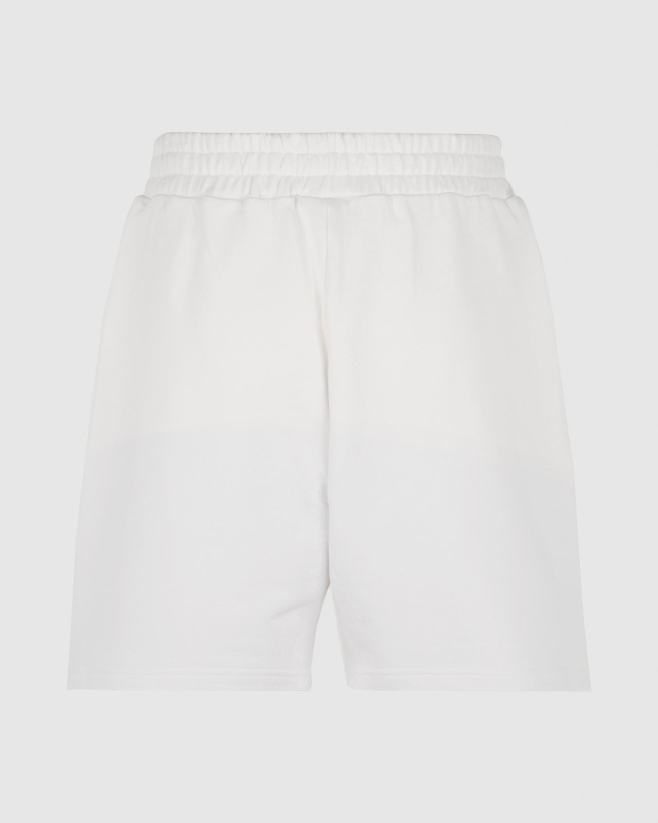 OFF WHITE SHORTS WITH OFF WHITE EMBROIDERED LOGO