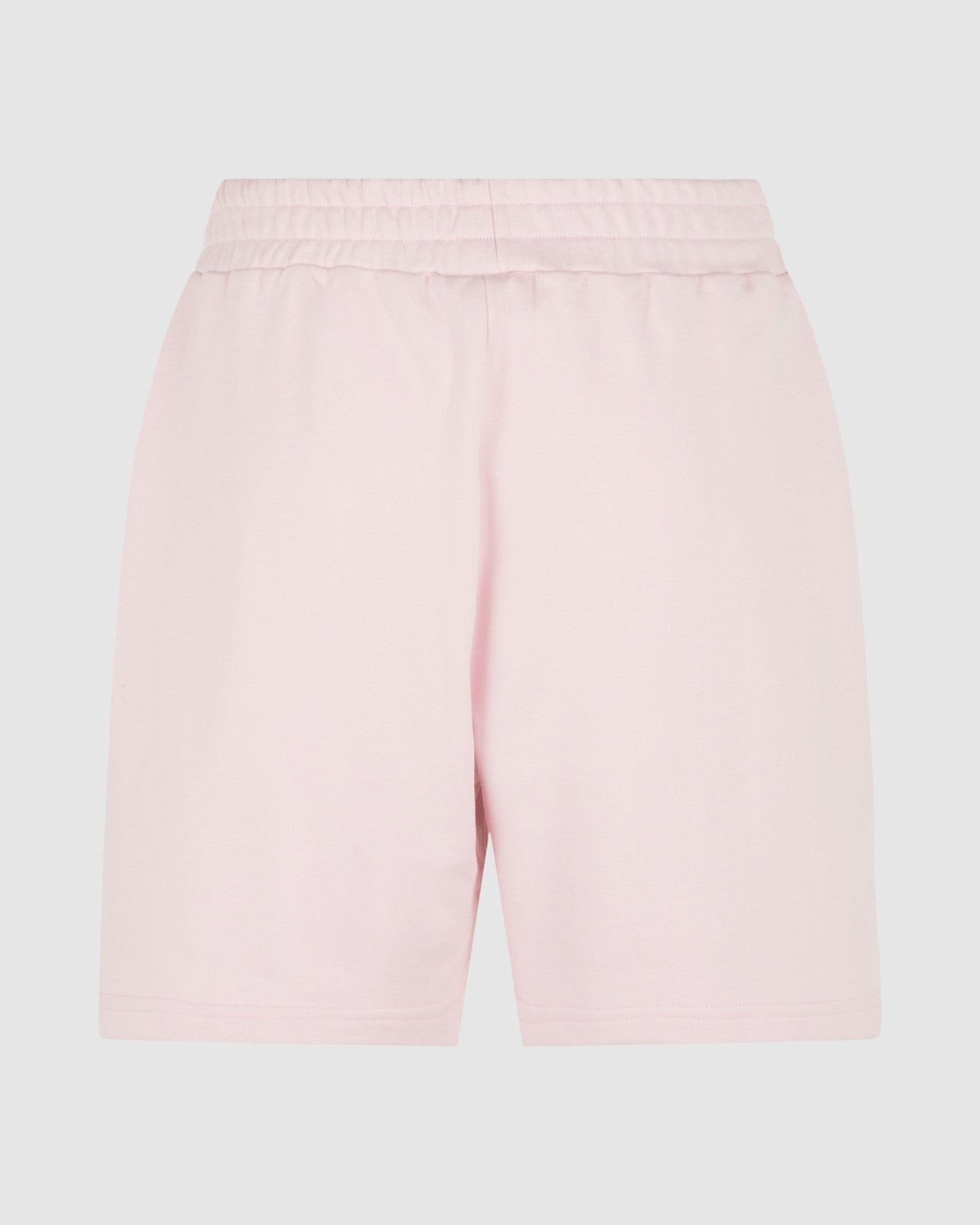 PINK SHORTS WITH PINK EMBROIDERED LOGO