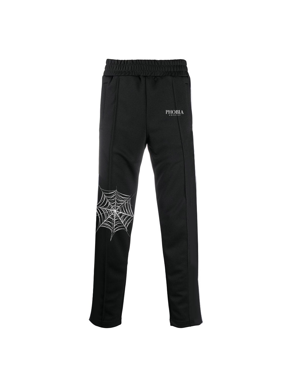 BLACK TRACKSUIT WITH WHITE COBWEB