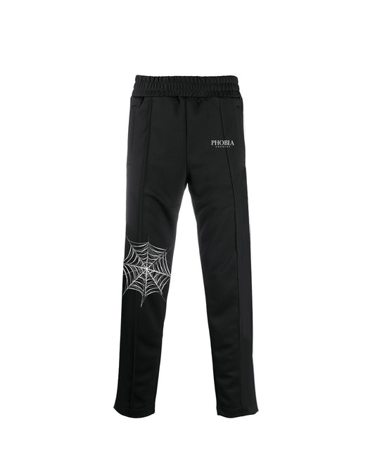 BLACK TRACKSUIT WITH WHITE COBWEB