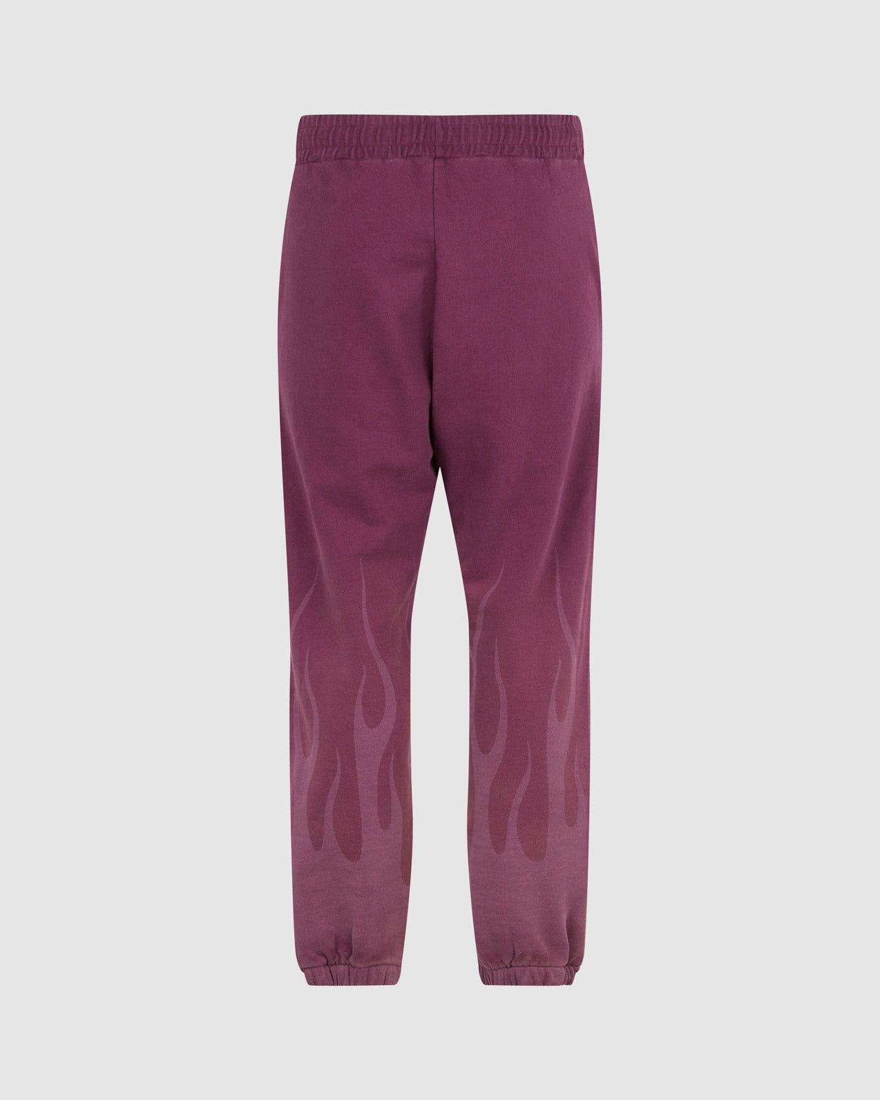 GRAPE WINE PANTS WITH CORROSIVE FLAMES