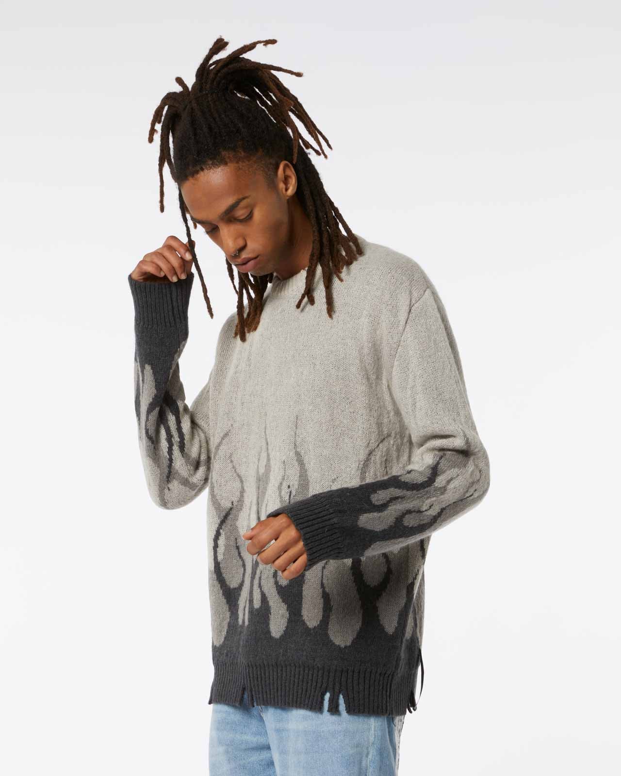 LONDON FOG JUMPER WITH DOUBLE FLAMES