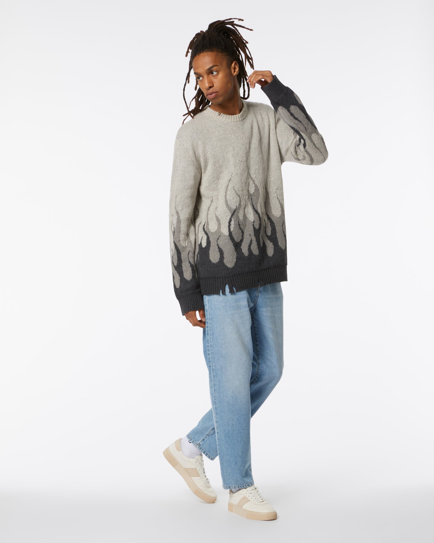 LONDON FOG JUMPER WITH DOUBLE FLAMES