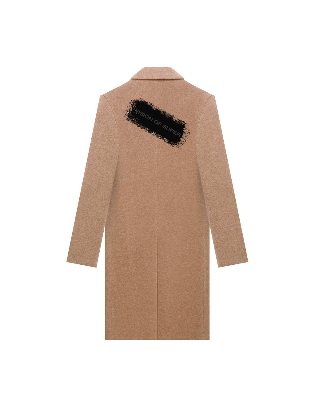 BEIGE COAT WITH BLACK COATING